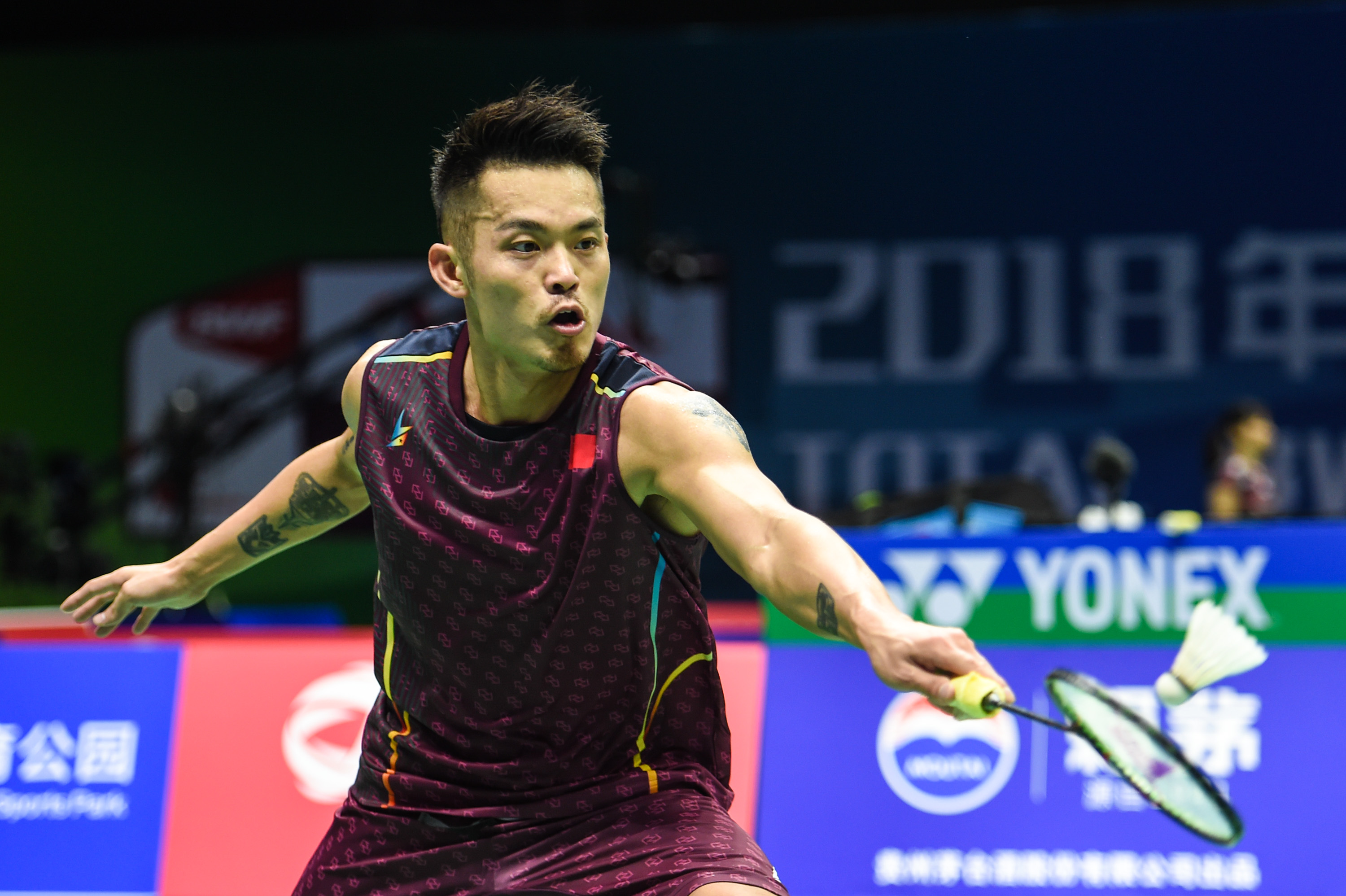 日本羽毛球队强势英格兰羽毛球队，林丹高光表现